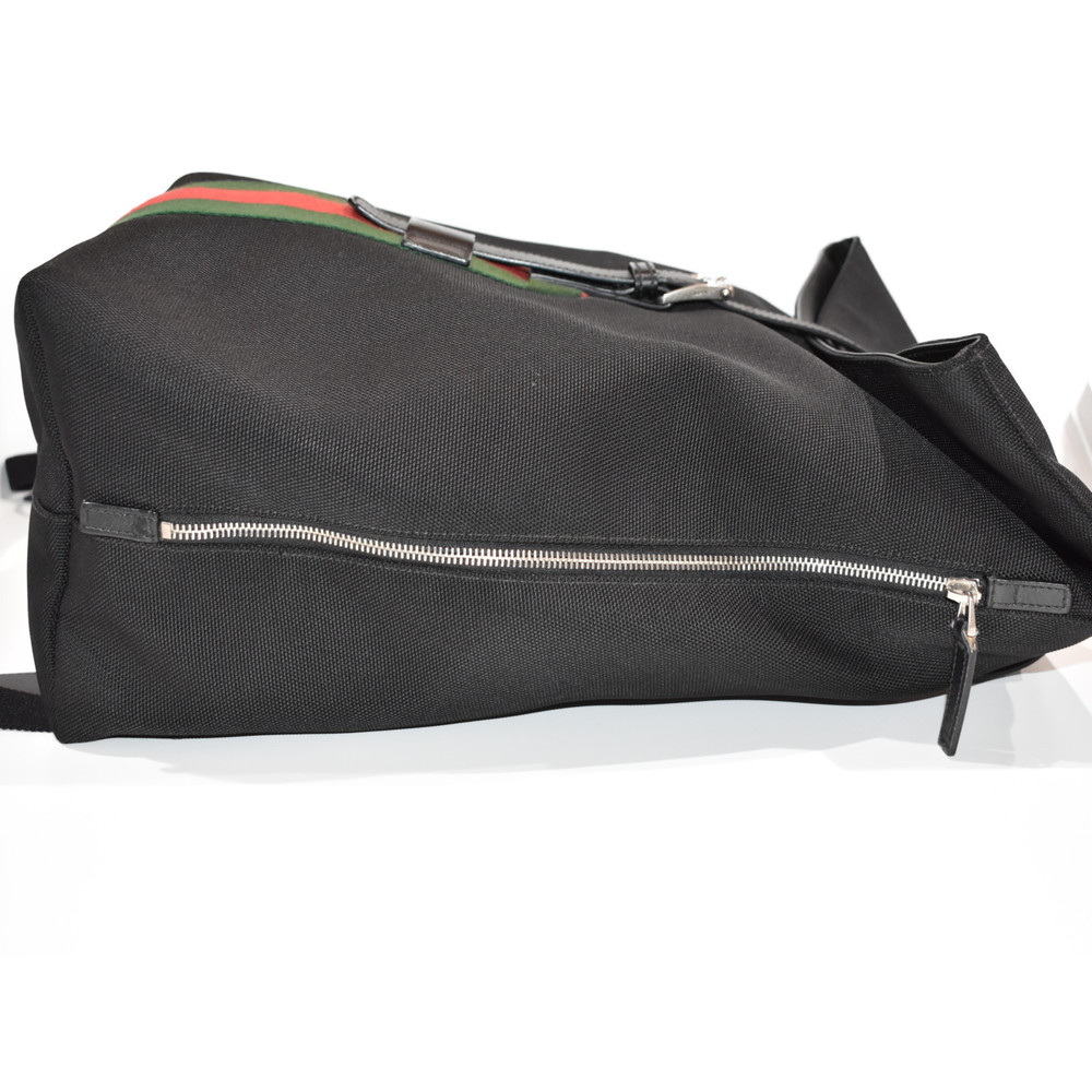 Gucci Black Canvas Backpack Techno - image 4